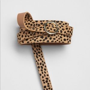 GAP | Leopard Circle Buckle Belt